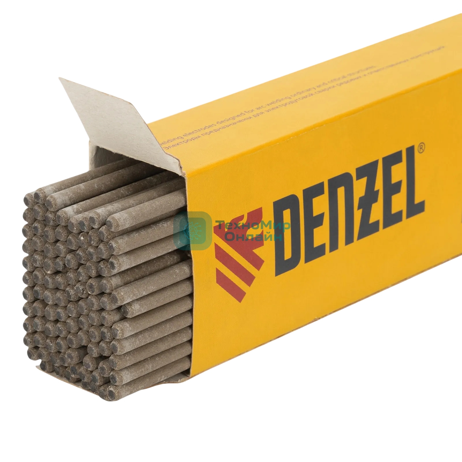 Электроды Denzel DER-13/55 диам. 3 мм, 2,5 кг., основное покрытие