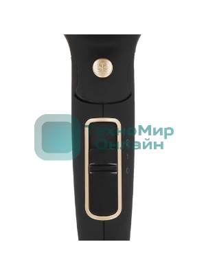 Фен Zelmer TRAVEL ZHD8321 черный/золотистый, 1600 Вт, компактный