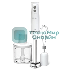 Блендер погружной Blackton Bt HB421PS White. блендер+миксер+измельчитель Мощность:700 Вт