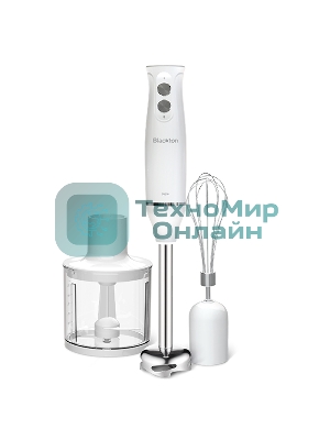 Блендер погружной Blackton Bt HB421PS White. блендер+миксер+измельчитель Мощность:700 Вт