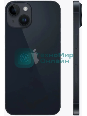 Смартфон Apple iPhone 14 A2882, 6/128Gb, темная ночь