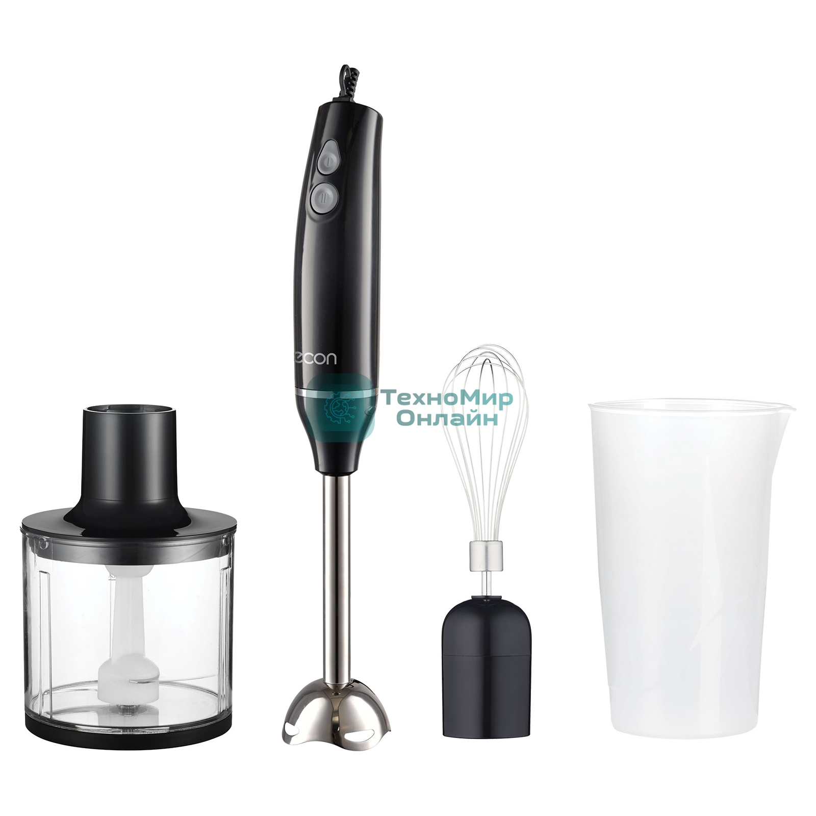 Блендер погружной Econ ECO-420HB 900 Вт, чёрный