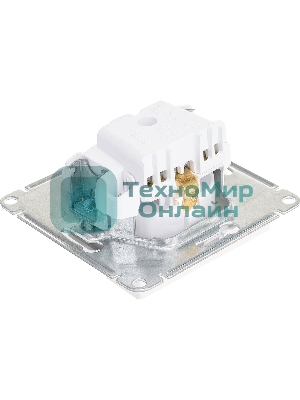 Механизм розетки 1-м СП AtlasDesign с заземл. 16А жемчуг SchE ATN000443