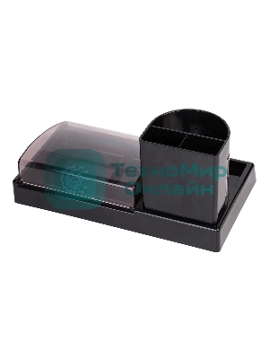 Настольный набор Deli E38254 (16 предметов) пластик, черный