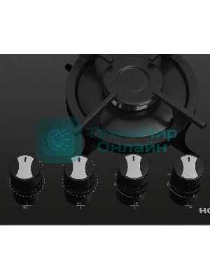 Комбинированная варочная панель HOMSair HG641VBK независимая, черный