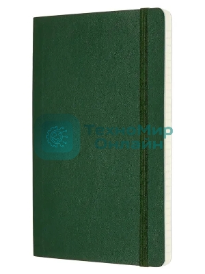 Блокнот Moleskine CLASSIC SOFT QP616K15 Large 130х210 мм 192 стр. линейка мягкая обложка зеленый