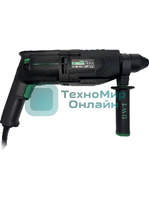 Перфоратор сетевой DWT SBHP08-26 BMC /800 Вт/3.7 Дж/до 5530 уд.в мин/до 1350 об.в мин/SDS-Plus/морозостойкий кабель/кейс/черный (SBHP08-26 BMC)