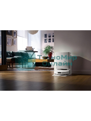 Пылесос-робот Roborock Qrevo EdgeT 60Вт белый (в компл.:1мешок)