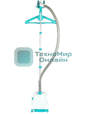 Отпариватель Kitfort КТ-957 белый/бирюзовый, 1500 Вт, 25 г/мин, 1900 мл