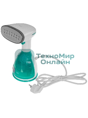 Отпариватель BQ SG1005H белый/бирюзовый, 1500 Вт, 25 г/мин, 280 мл