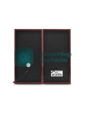 Акустическая система 2.0 ExeGate EX287059RUS Tango 314 (питание USB, 2х3Вт (12 Вт RMS), 80-20000Гц, темное дерево)