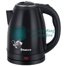 Чайник электрический Sakura SA-2134BK 1.8 л, 1800 Вт, черный