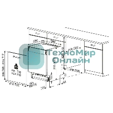 Встраиваемая посудомоечная машина Indesit DI 5C59, нержавеющая сталь, 59.8 см, 15 компл., 49 дБ, класс A