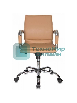 Кресло Бюрократ CH-993-Low/Camel светло-коричневый, экокожа
