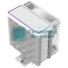 Кулер для процессора Ocypus Gaммa A40 WH ARGB Gaммa-A40-WH1AAWN00X-GL белый 100мм алюминий+медь 29,5db 4-pin 200W 133мм