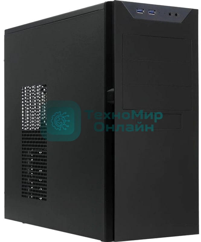 Компьютерный корпус Midi Tower Powerman/InWin BA833BK PM-600ATX-F U3.0*2+A(HD) Mid-ATX 6125674