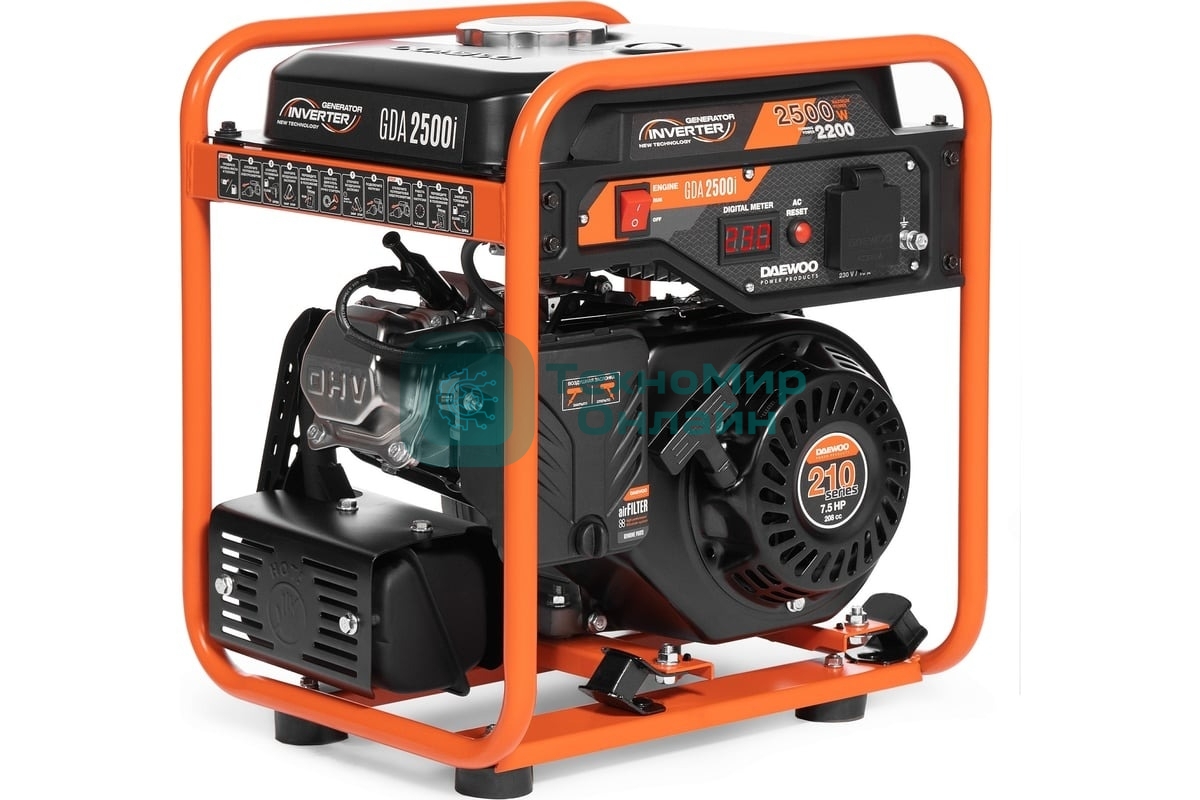 Генератор Daewoo GDA 2500i 2.5 кВт
