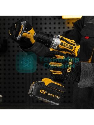 Щетка для дрели Denzel 75 мм, плоская, со шпилькой, нержавеющая витая проволока