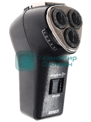 Электробритва Бердск 9М черный/стальной