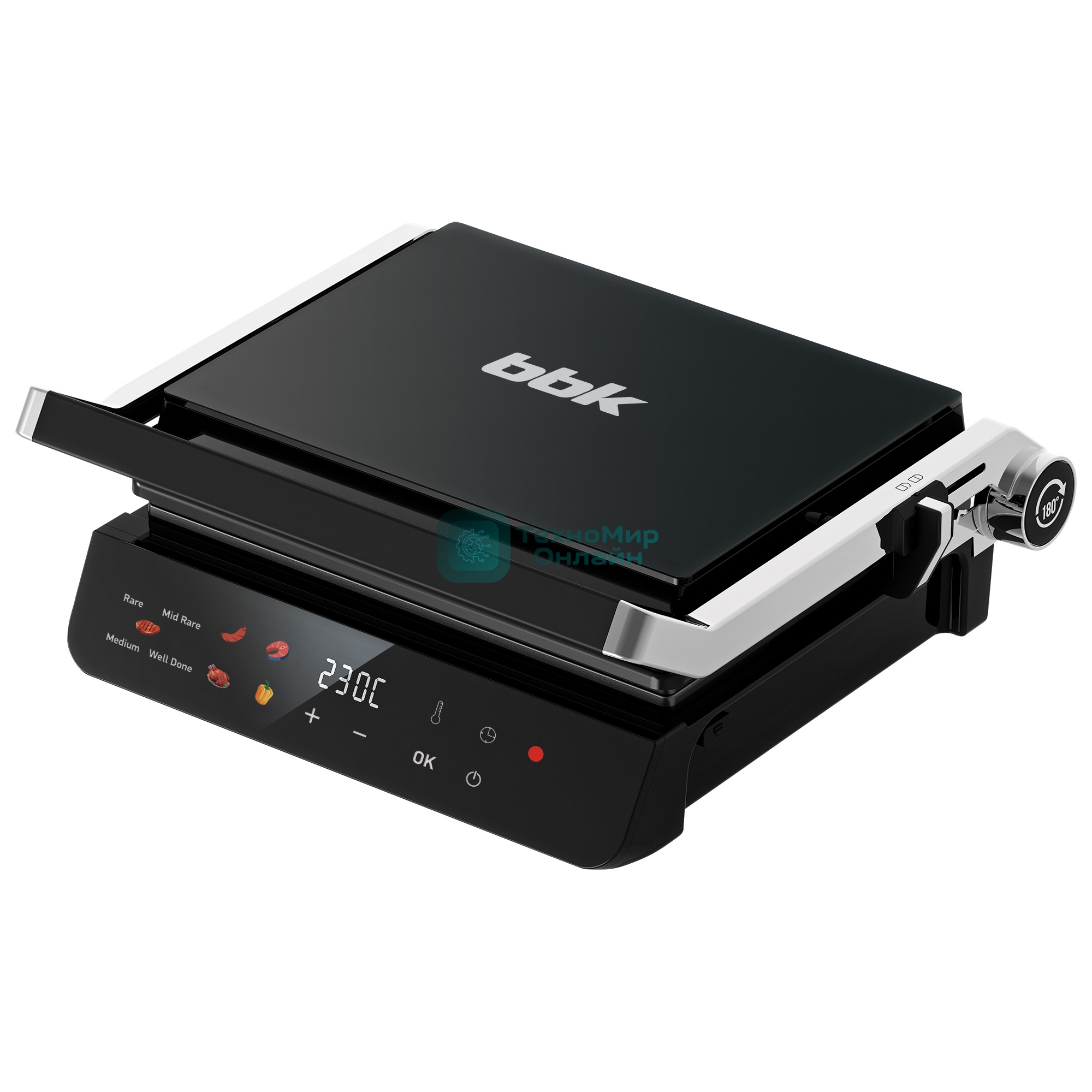 Гриль электрический BBK BEG3003 черный