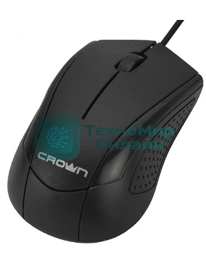 Мышь проводная CROWN CMM-303 черный