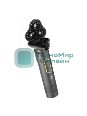 Электробритва BQ SV1002 Green-Gray. Мощность 5 Вт/Время зарядки 90 минут/Время беспроводной работы 60 минут/Влагозащита IPX6/Мытье под водой/Портативная база для зарядки