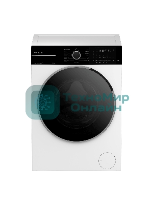 Стиральная машина с сушкой Hotpoint WDSH 75549 VBX белая, загрузка фронтальная 7.5кг, 1200 об/мин., класс: A