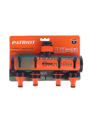 Распределитель PATRIOT WTA 4, 4 канала, пластик (1/2