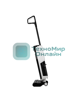 Пылесос вертикальный Centek CT-2580 черный/белый, питание от аккумулятора, 14000 Па, уборка сухая/влажная, пылесборник 0.6/0,4 л