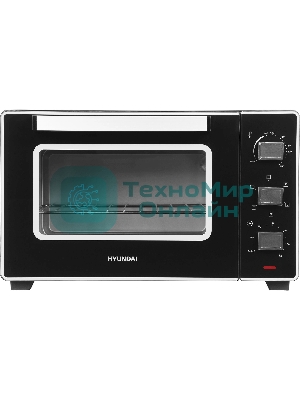 Мини-печь Hyundai MIO-HY093 28 л, 1600 Вт, черный