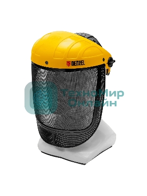 Щиток защитный лицевой с сеткой Denzel 