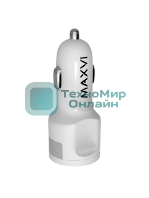 Автомобильное зарядное устройство Maxvi CCM-522 белый 5.2A
