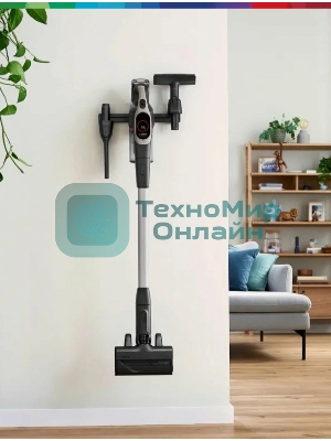 Пылесос вертикальный Bosch BCS931GAC серый, питание от аккумулятора, уборка сухая, пылесборник 0.4 л