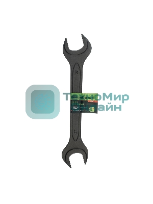 Ключ рожковый Сибртех, 27 х 30 мм, CrV, фосфатированный, ГОСТ 2839