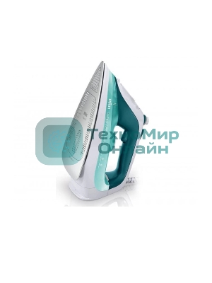 Утюг Braun SI7042GR белый/бирюзовый, 2400 Вт, 50 г/мин, 220 г/мин, 300 мл