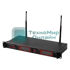 Приемник INTREND ITWMIC-Rx2-1S беспроводной, цифровой, двухканальный. технология True diversity