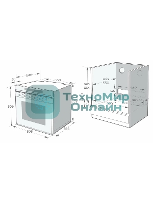 Духовой шкаф Weissgauff EOM 741 PDB Black Edition