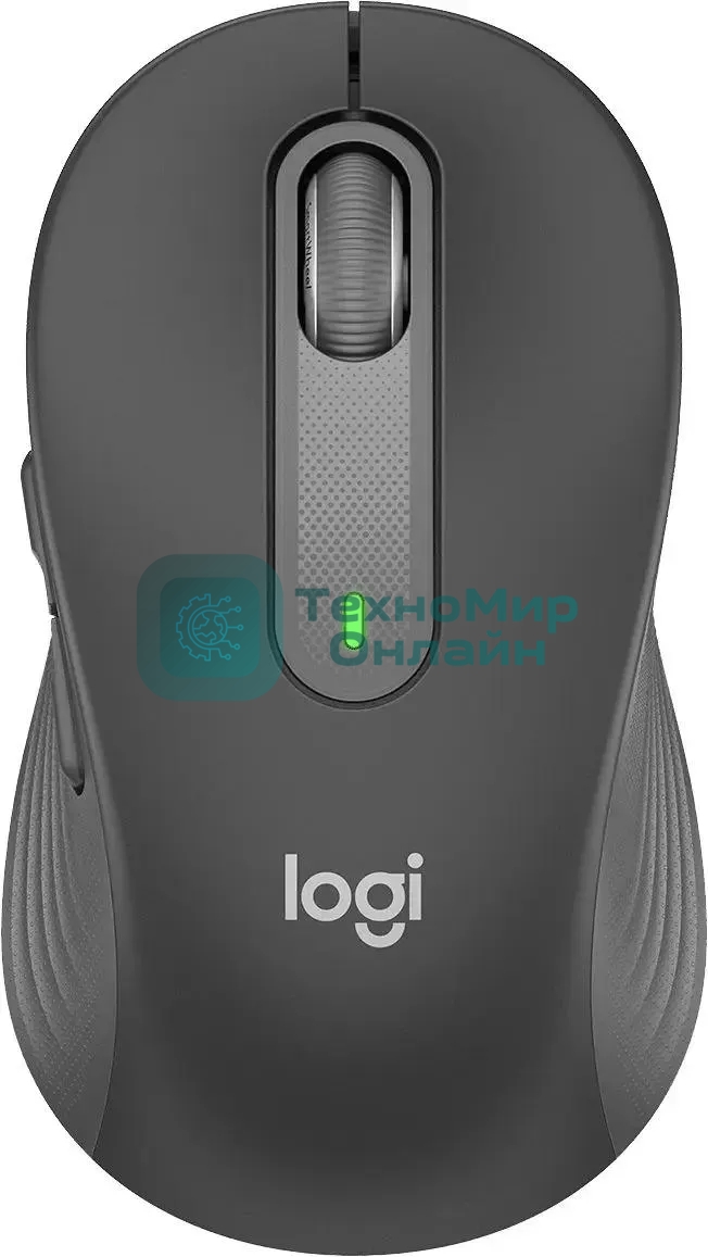 Мышь беспроводная Logitech Signature M650 графитовый, 4000 dpi, радиоканал, Bluetooth, USB, кнопки - 5
