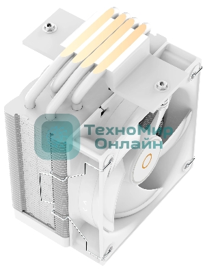 Кулер для процессора Ocypus Gaммa A40 WH ARGB Gaммa-A40-WH1AAWN00X-GL белый 100мм алюминий+медь 29,5db 4-pin 200W 133мм