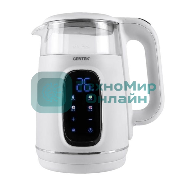 Чайник электрический CENTEK CT-0052 белый