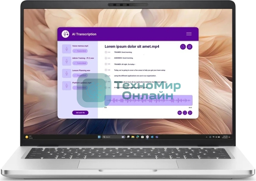 Ноутбук Dell Pro 14 Plus Core Ultra 5 235U 16Gb SSD512Gb Intel Graphics 14