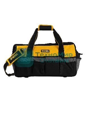 Сумка для инструмента Denzel 500х245х300 мм, 20 карман., съемный органайз. 10 карман., наплеч. рем.
