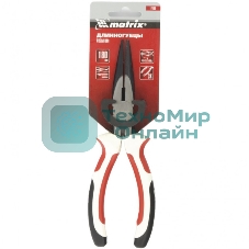 Длинногубцы Matrix Premium 17186 180 мм, прямые, трехкомпонентные рукоятки