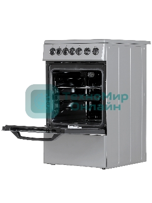 Плита электрическая Beko FFSE57114GS серебристый, конфорок 4 шт, духовка 55 л, 50 см x 85 см x 60 см