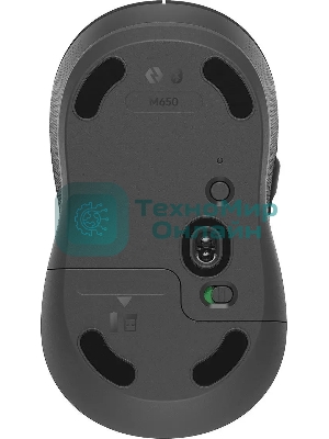 Мышь беспроводная Logitech Signature M650 графитовый, 4000 dpi, радиоканал, Bluetooth, USB, кнопки - 5