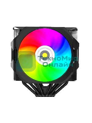 Кулер для процессора Alseye i600-B черный, 120 мм, алюминий/медь, 2300 об/мин, 37.8 дБ, 4 pin, 265 Вт, 160 мм