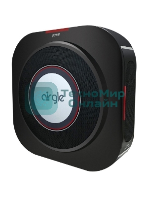 Очиститель воздуха Airgle AG25 чёрный, 9 Вт, 15 м², HEPA-фильтр, угольный фильтр, фотокаталитический фильтр