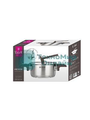 Кастрюля TalleR TR-17306 Метод нержавеющая сталь 18/10, 1,4 л