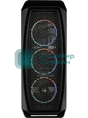 Компьютерный корпус Aerocool/Formula Aero One Eclipse-G-BK-v1 черный без БП ATX 4x120мм 2xUSB 3.0 audio