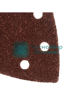 Треугольник абразивный Denzel на ворc. подложке под 